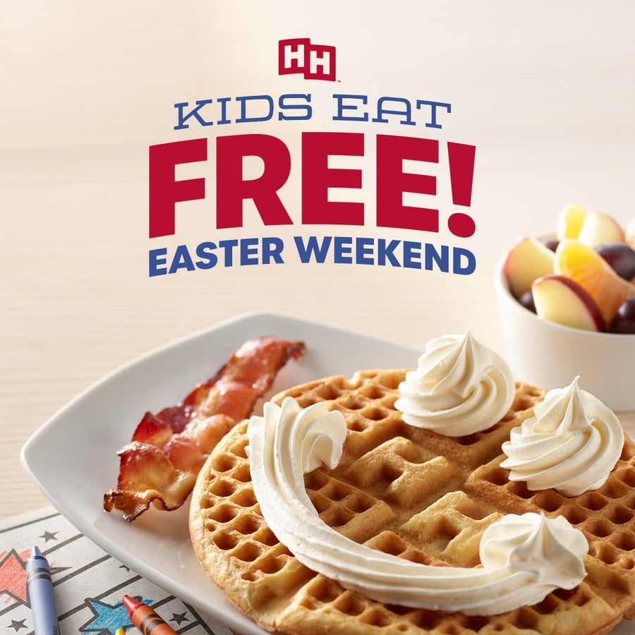 Hop Over to Huddle House This Easter, Kids Eat Free WICZ