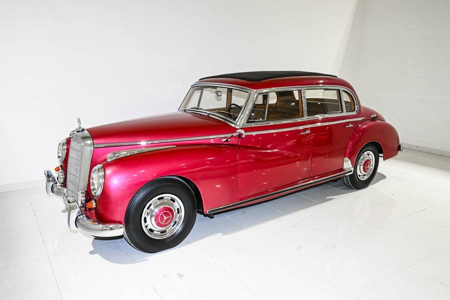 Rare 1956 Mercedes-Benz 300C in Original "Strawberry" Red Joins the DFW Car & Toy Museum