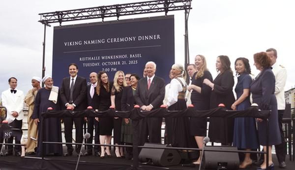 Michele Saegesser Honored as Godmother of Viking Honir – Viking Celebrates 100 Ships Worldwide with Club Cruise™ & Heather Viking