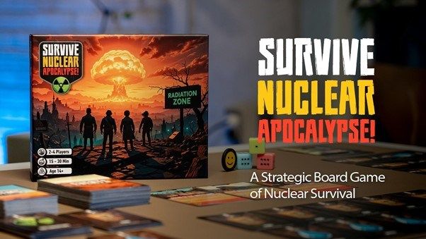 Brutal Survival Competition After Nuclear Catastrophe: Strategy Board Game "Survive?Nuclear?Apocalypse!" Launches Globally on Kickstarter