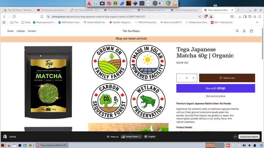 Welcome to the Grand Opening of the Tea Palace where you can Experience Great Teas on Sale Just in time for the Holidays