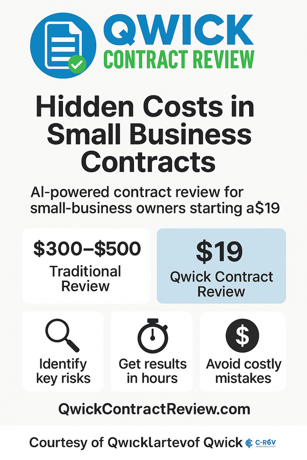 QwickContractReview Builds on Early Media Momentum, Extends $19 AI Contract Review for Small-Business Owners