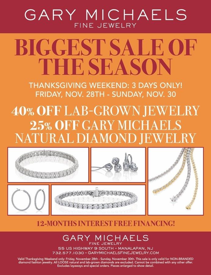 Biggest Sale of the Season at Gary Michaels Fine Jewelry