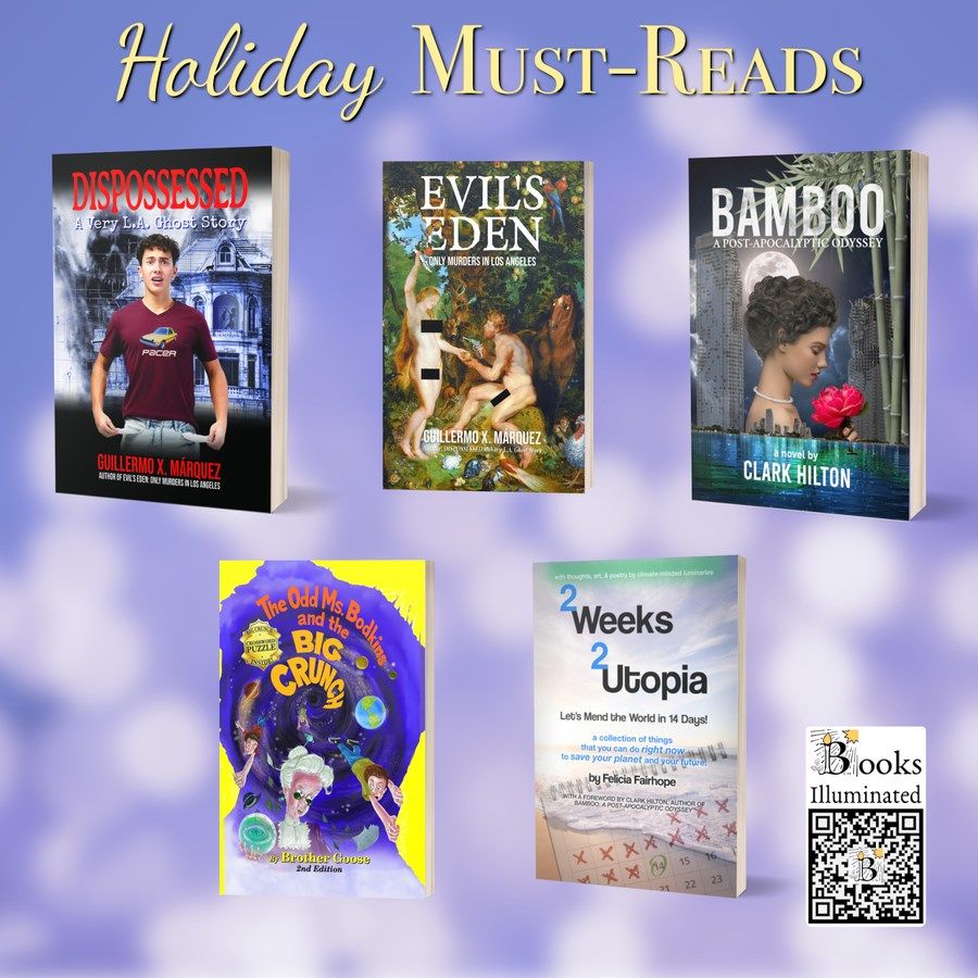 5 Crispy Holiday Reads in Supernatural Comedy, True Crime, Science Fiction, Climate Action, and Kids' Adventure from Books Illuminated